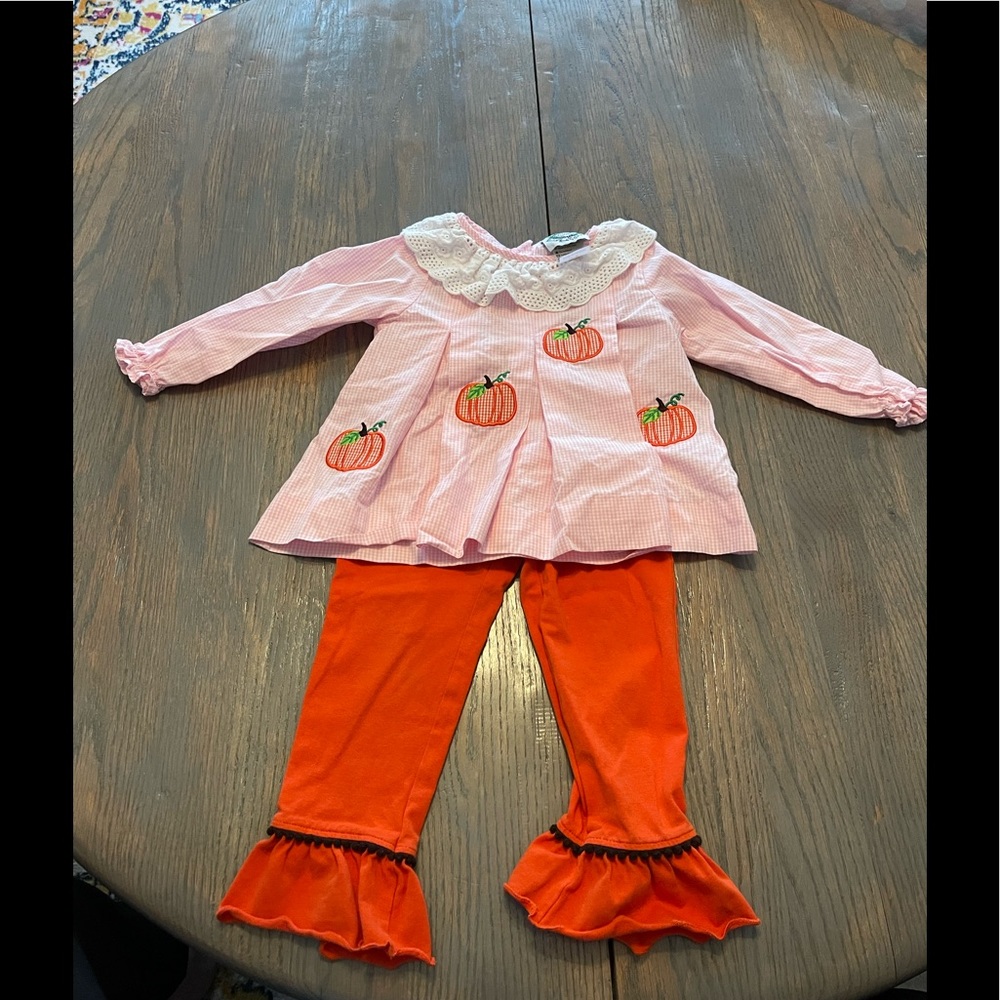 Pumpkin toddler set 🧡🎃🤎